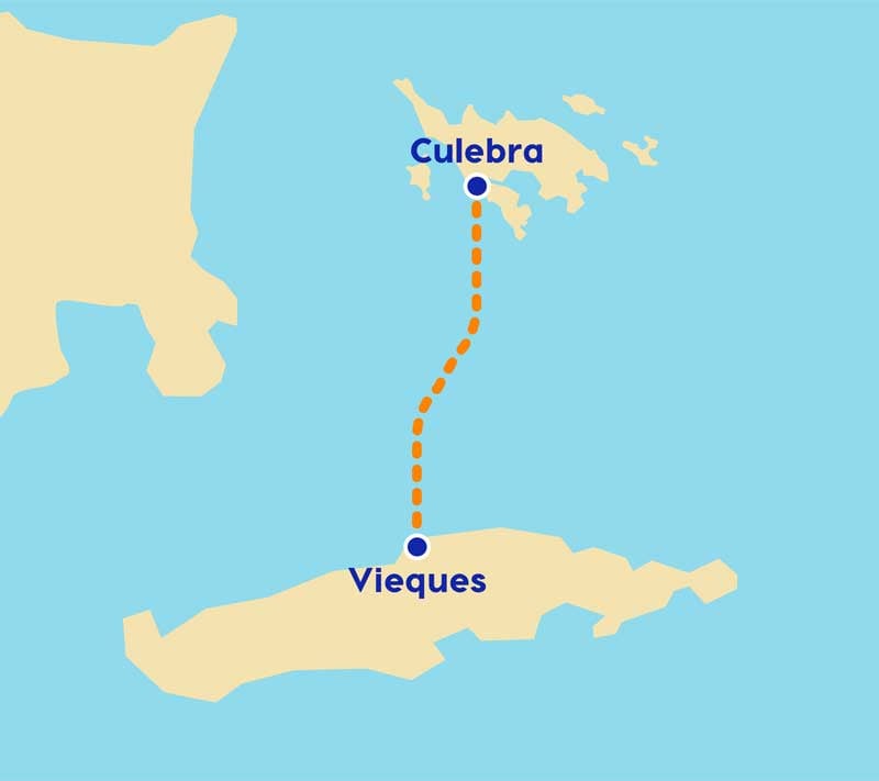 Routes and schedules Puerto Rico Ferry anchored by Hornblower