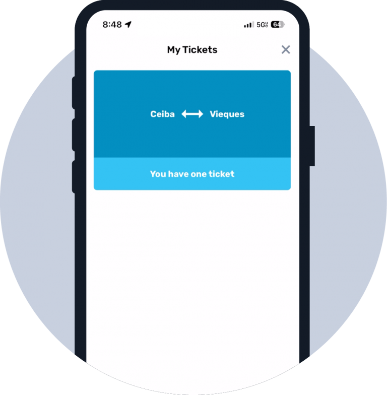 How to transfer a ticket Puerto Rico Ferry anchored by Hornblower